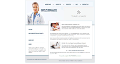 Desktop Screenshot of openhealthss.com